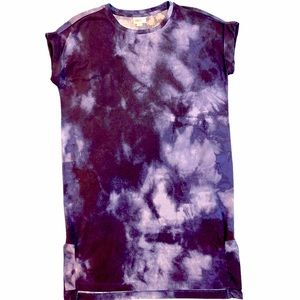 LuLaRoe Chelsea T-Shirt Dress Minimalist Vacation XXS Dark Blue